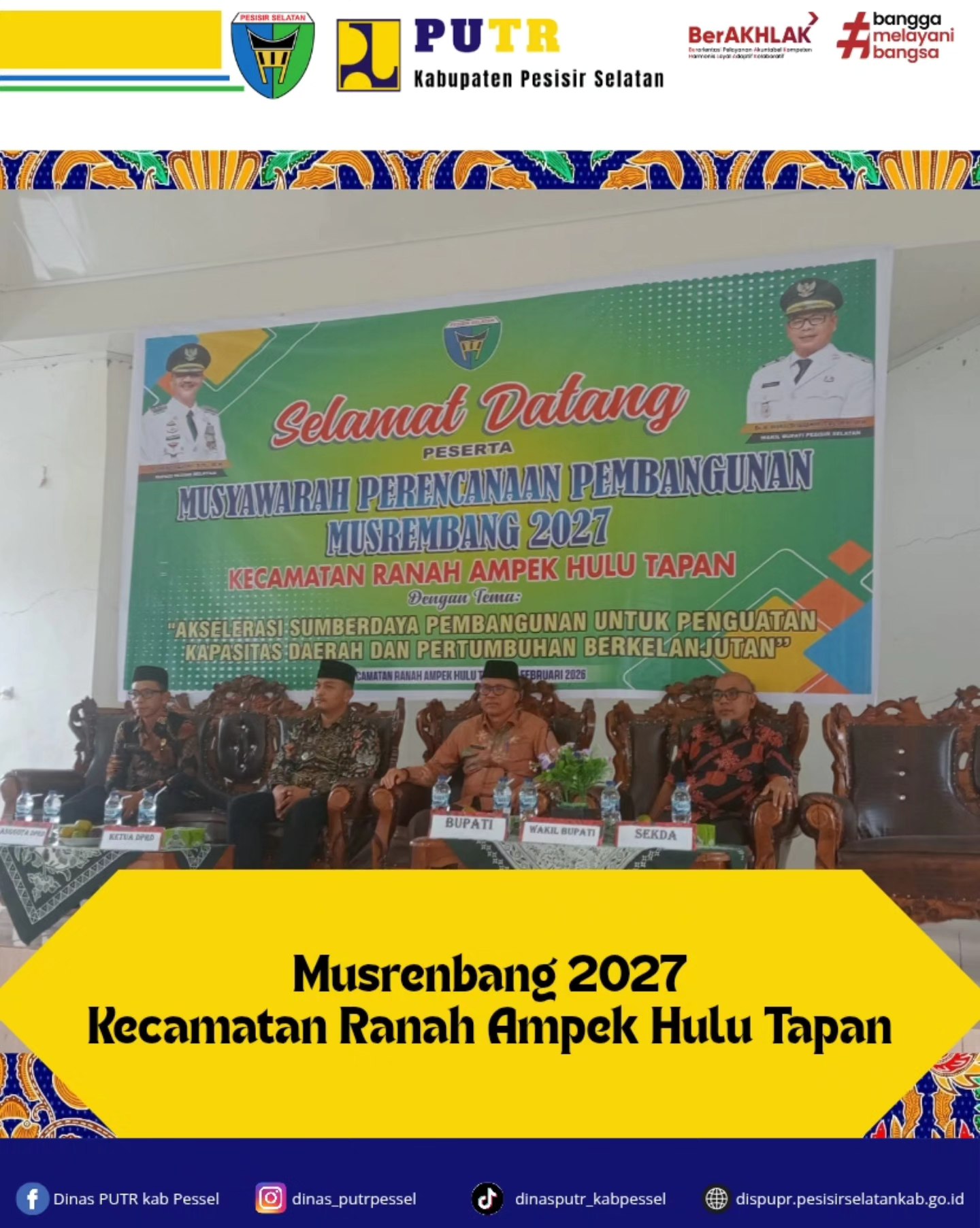 Musrenbang Kecamatan Ranah Ampek Hulu Tapan