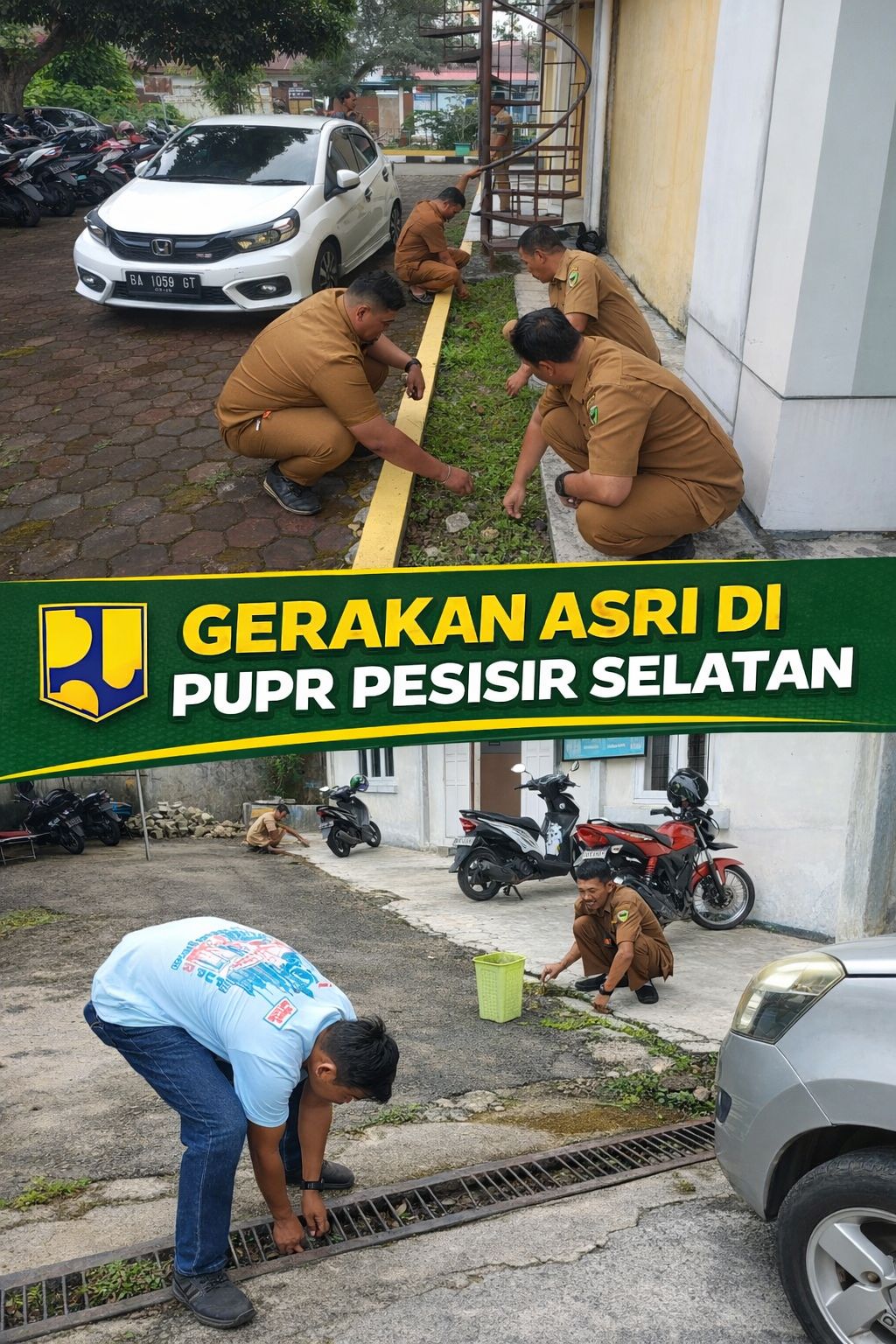 Dinas PUPR Laksanakan Gerakan Indonesia ASRI di Lingkungan Kantor