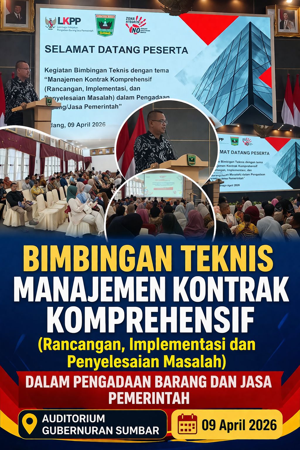 Kegiatan Bimbingan Teknis dengan tema Manajemen Kontrak Komprehensif
