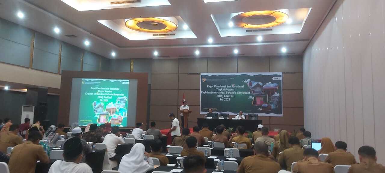 RAPAT KOORDINASI DAN SOSIALISASI TINGKAT PROVINSI KEGIATAN INFRASTRUKTUR BERBASIS MASYARAKAT SANITAS